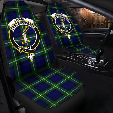 Lammie Tartan Car Seat Cover with Family Crest - Tartan Vibes Clothing