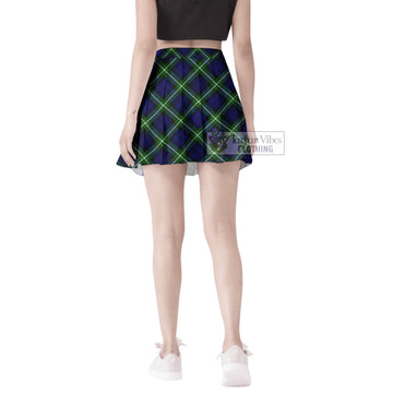 Lammie Tartan Women's Plated Mini Skirt Cross Style - Tartan Vibes Clothing