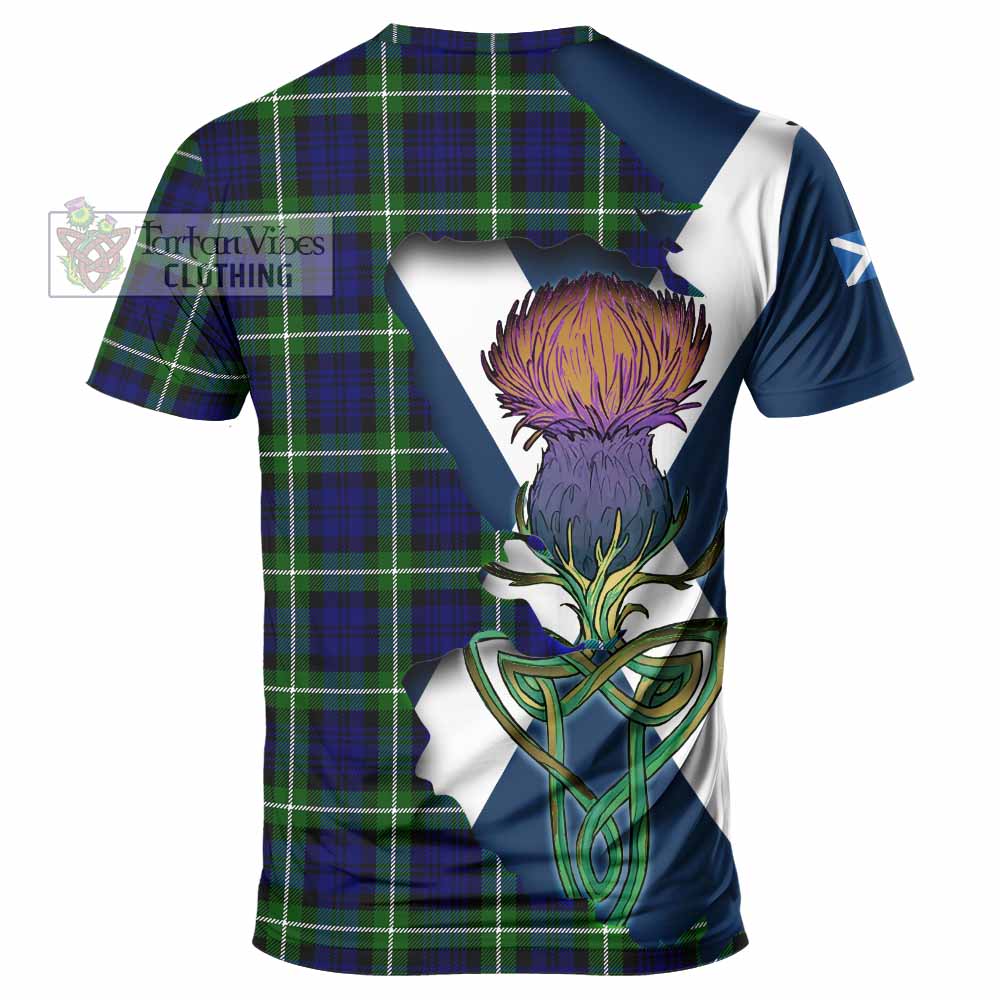 Lammie Tartan Family Crest T-Shirt Scottish Thistle Celtic Inspired - Tartan Vibes Clothing