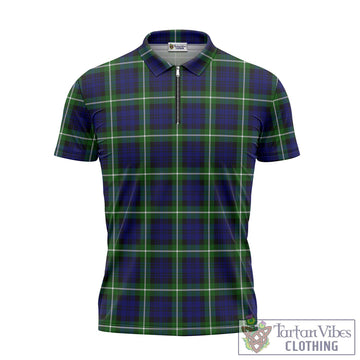 Lammie Tartan Zipper Polo Shirt - Tartan Vibes Clothing
