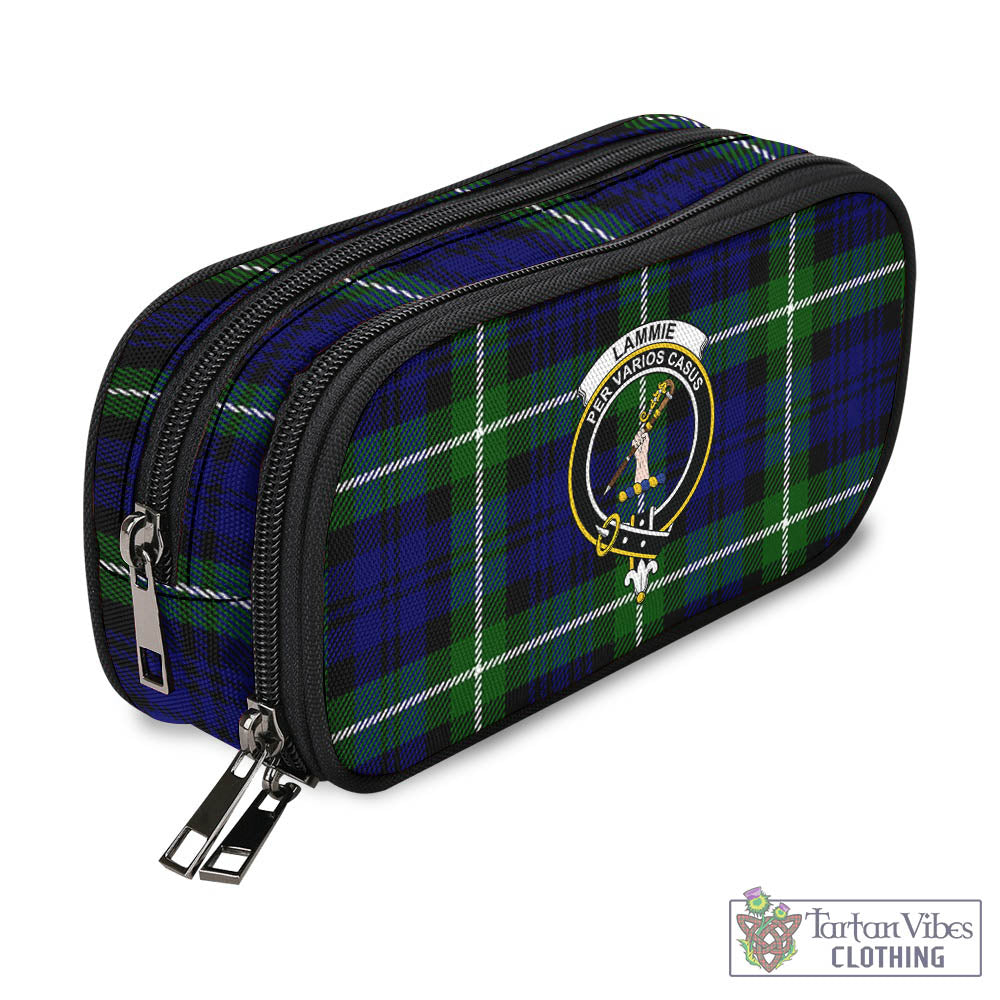 Lammie Tartan Pen and Pencil Case with Family Crest - Tartan Vibes Clothing
