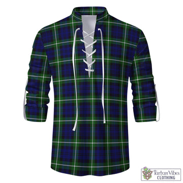 Lammie Tartan Men's Scottish Traditional Jacobite Ghillie Kilt Shirt - Tartan Vibes Clothing