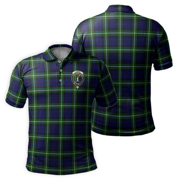 Lammie Tartan Men's Polo Shirt with Family Crest