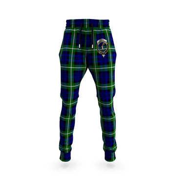 Lammie Tartan Joggers Pants with Family Crest