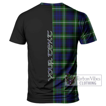Lammie Tartan T-Shirt with Family Crest and Half Of Me Style - Tartan Vibes Clothing