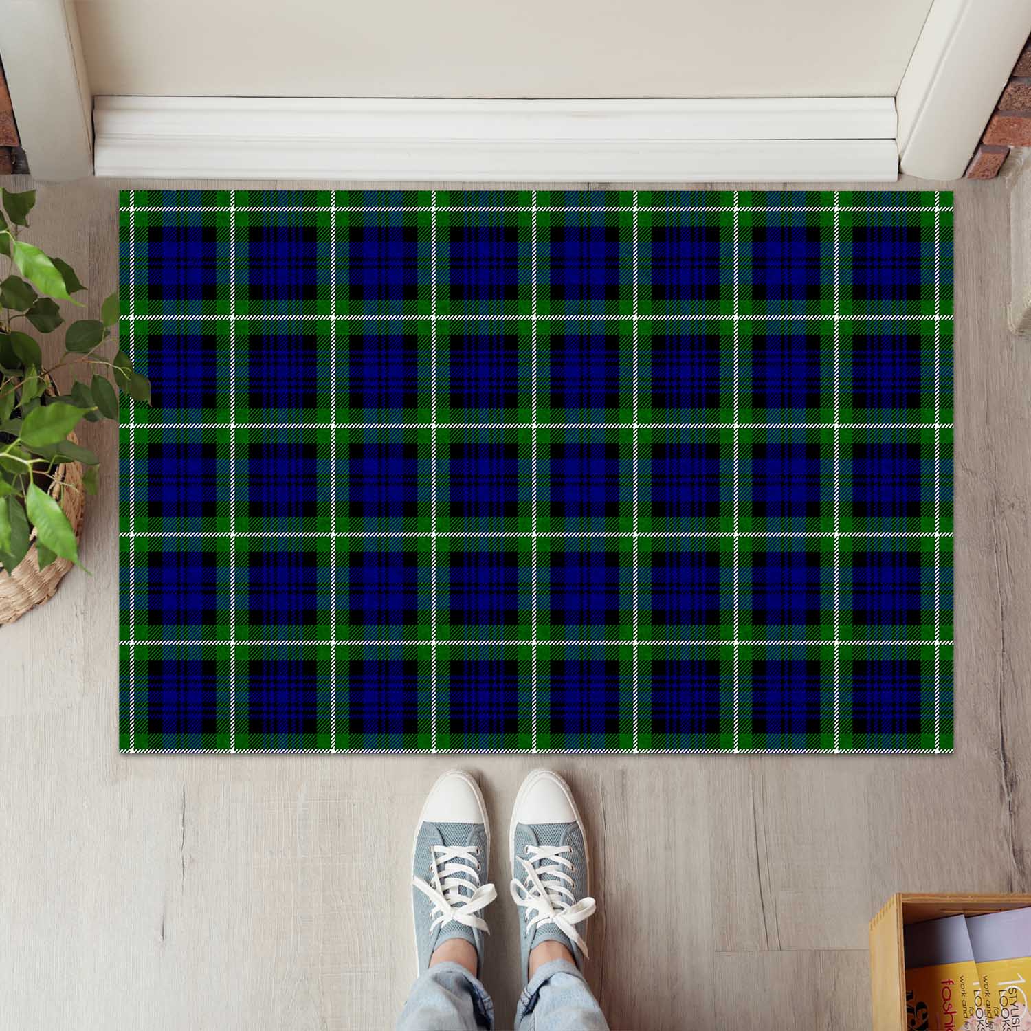 Lammie Tartan Rubber Doormat - Tartan Vibes Clothing
