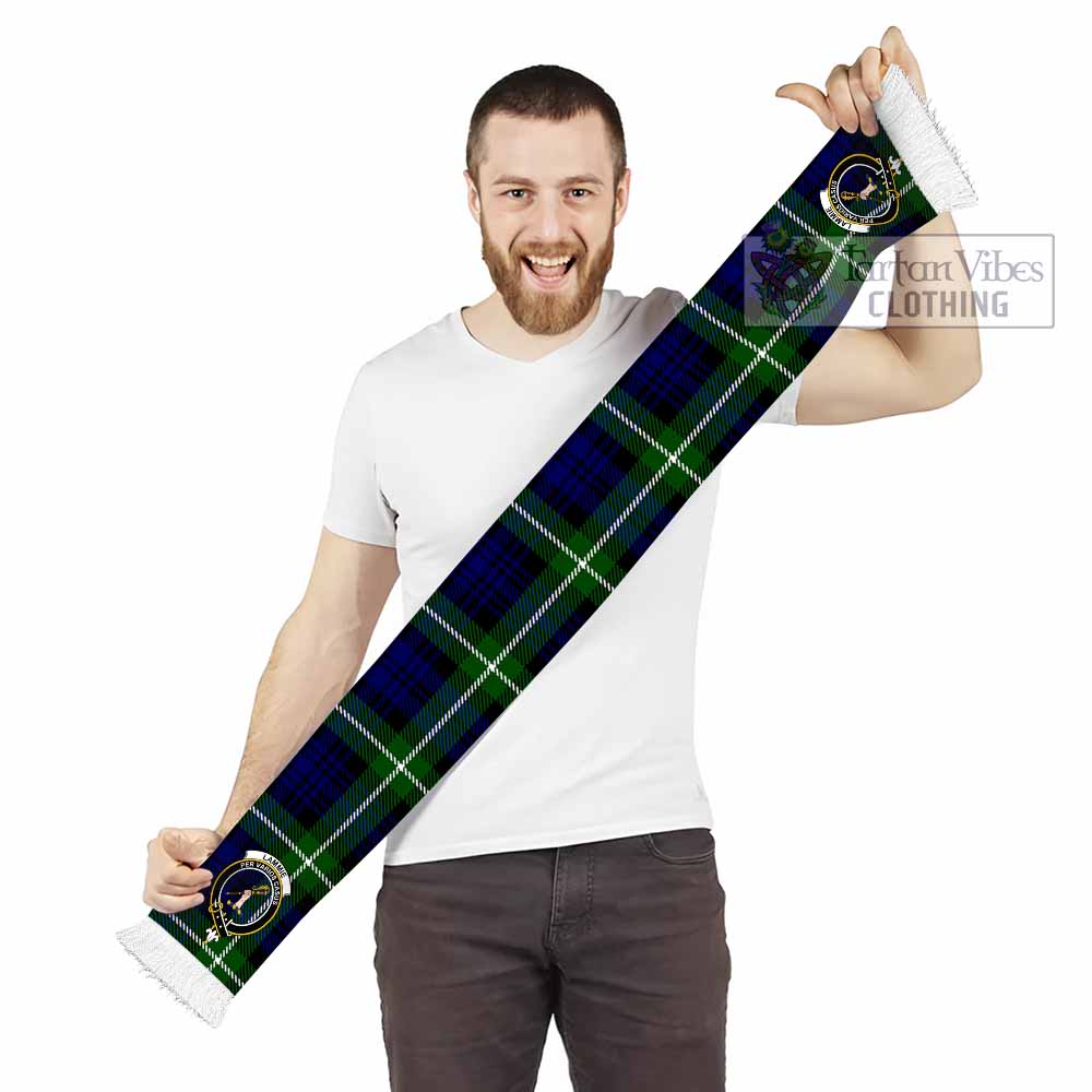 Lammie Tartan Ruffneck Scarf with Family Crest - Tartan Vibes Clothing