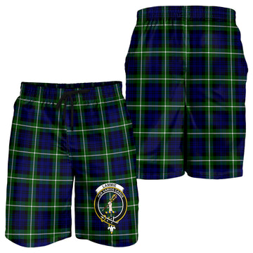 Lammie Tartan Mens Shorts with Family Crest - Tartan Vibes Clothing