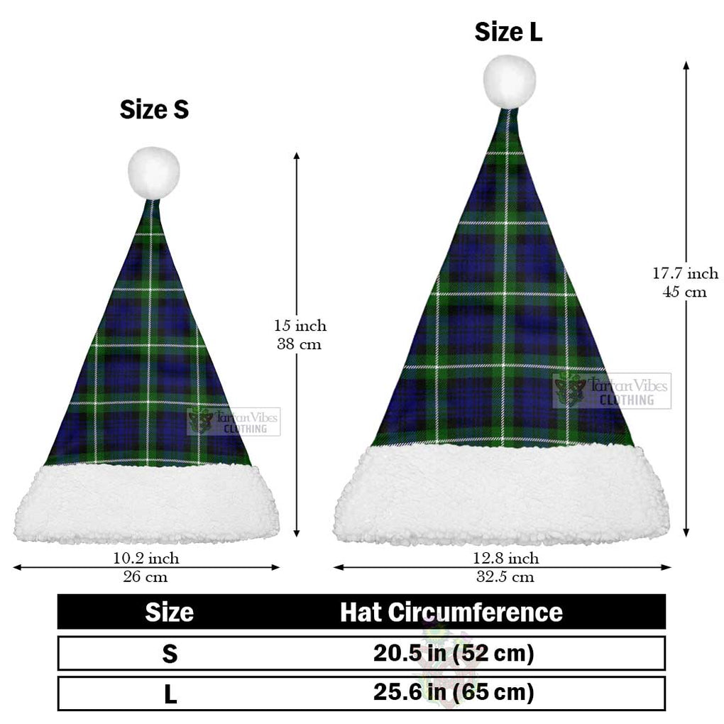 Lammie Tartan Christmas Santa Hats Christmas Hat L 25.6in (65cm) - Tartan Vibes Clothing