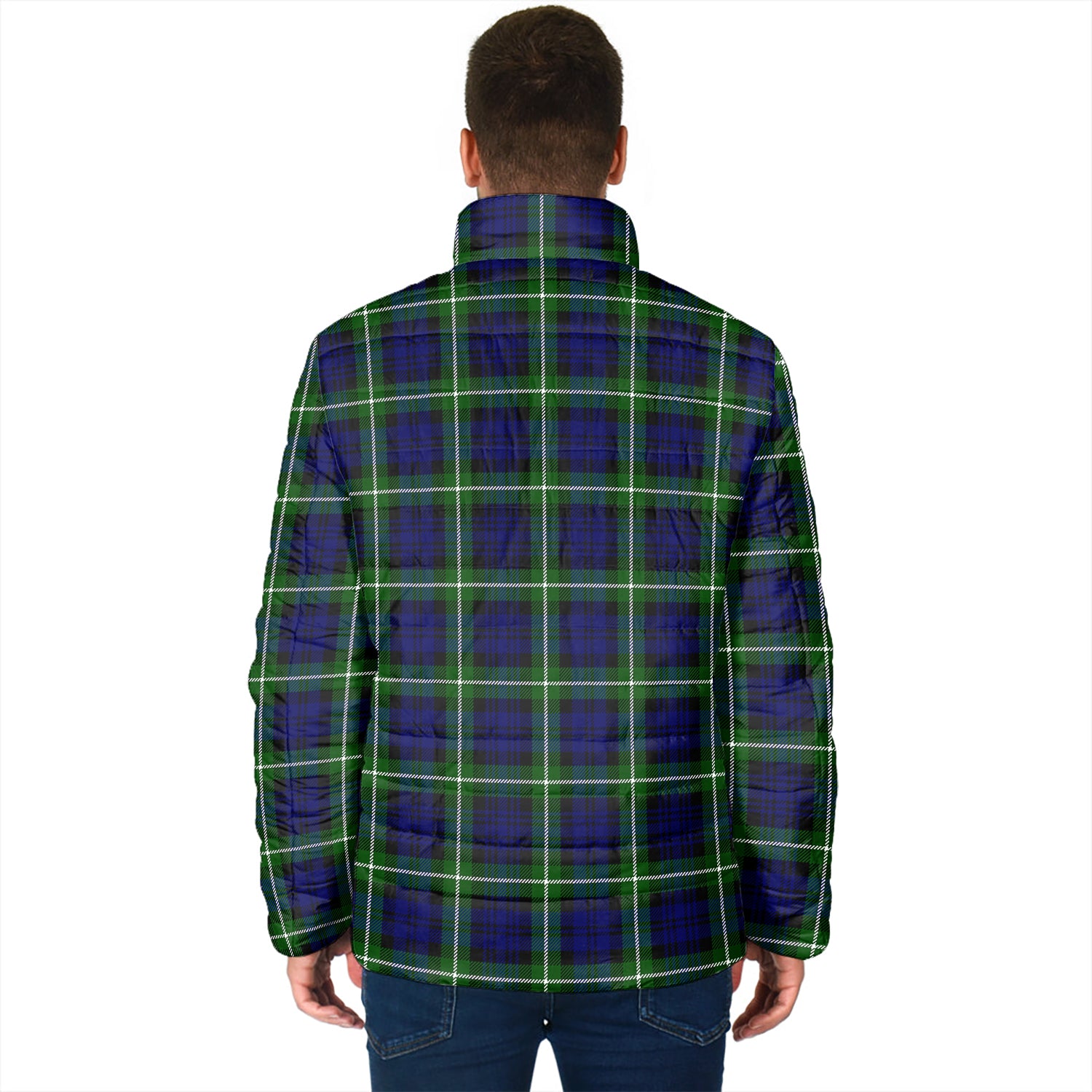 Lammie Tartan Padded Jacket with Family Crest - Tartan Vibes Clothing