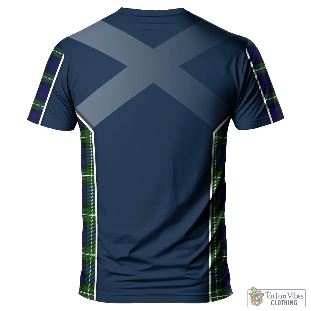 Tartan Vibes Clothing Lammie Tartan T-Shirt with Family Crest and Lion Rampant Vibes Sport Style