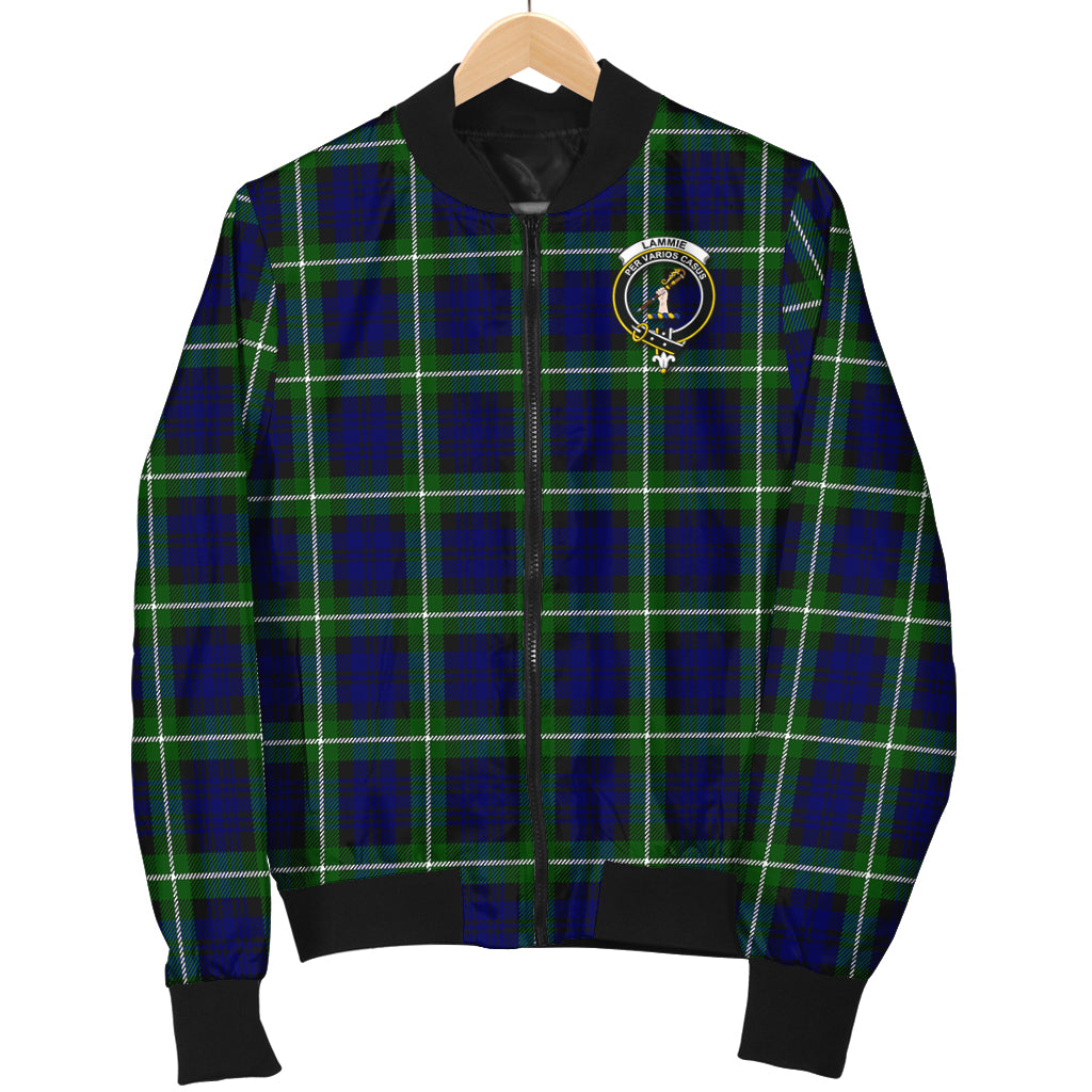 Lammie Tartan Bomber Jacket with Family Crest - Tartan Vibes Clothing