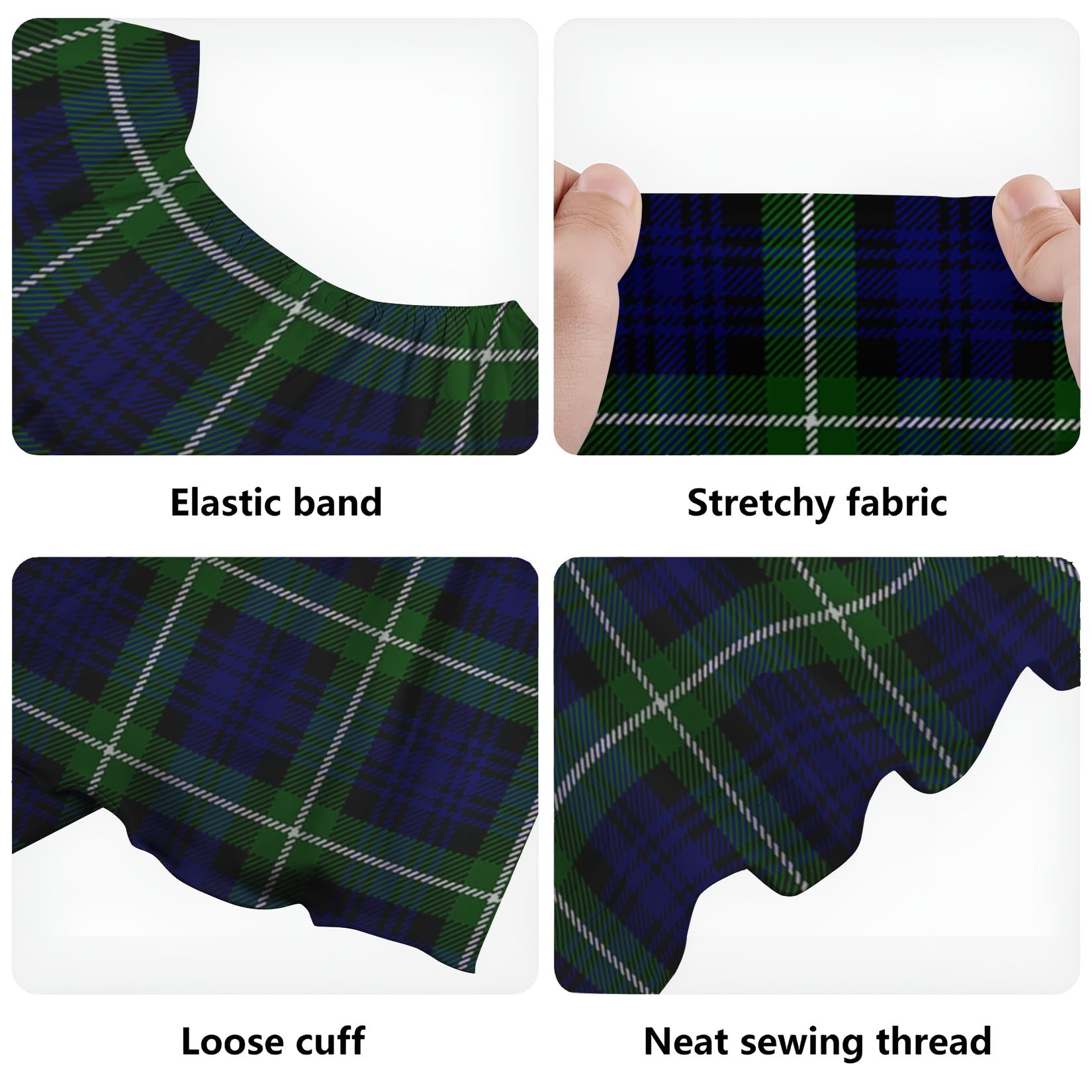 Lammie Tartan Off Shoulder Long Dress - Tartan Vibes Clothing