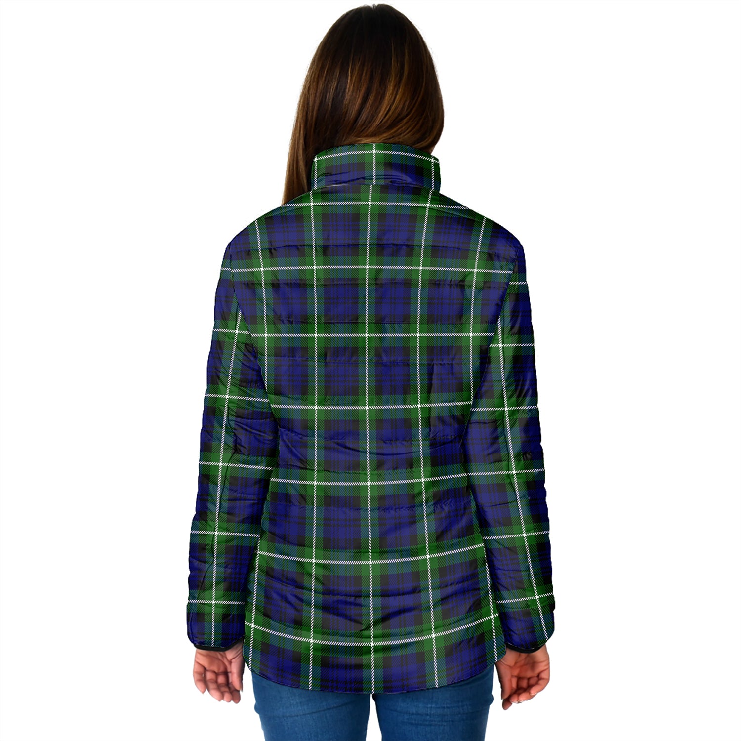 Lammie Tartan Padded Jacket with Family Crest - Tartan Vibes Clothing