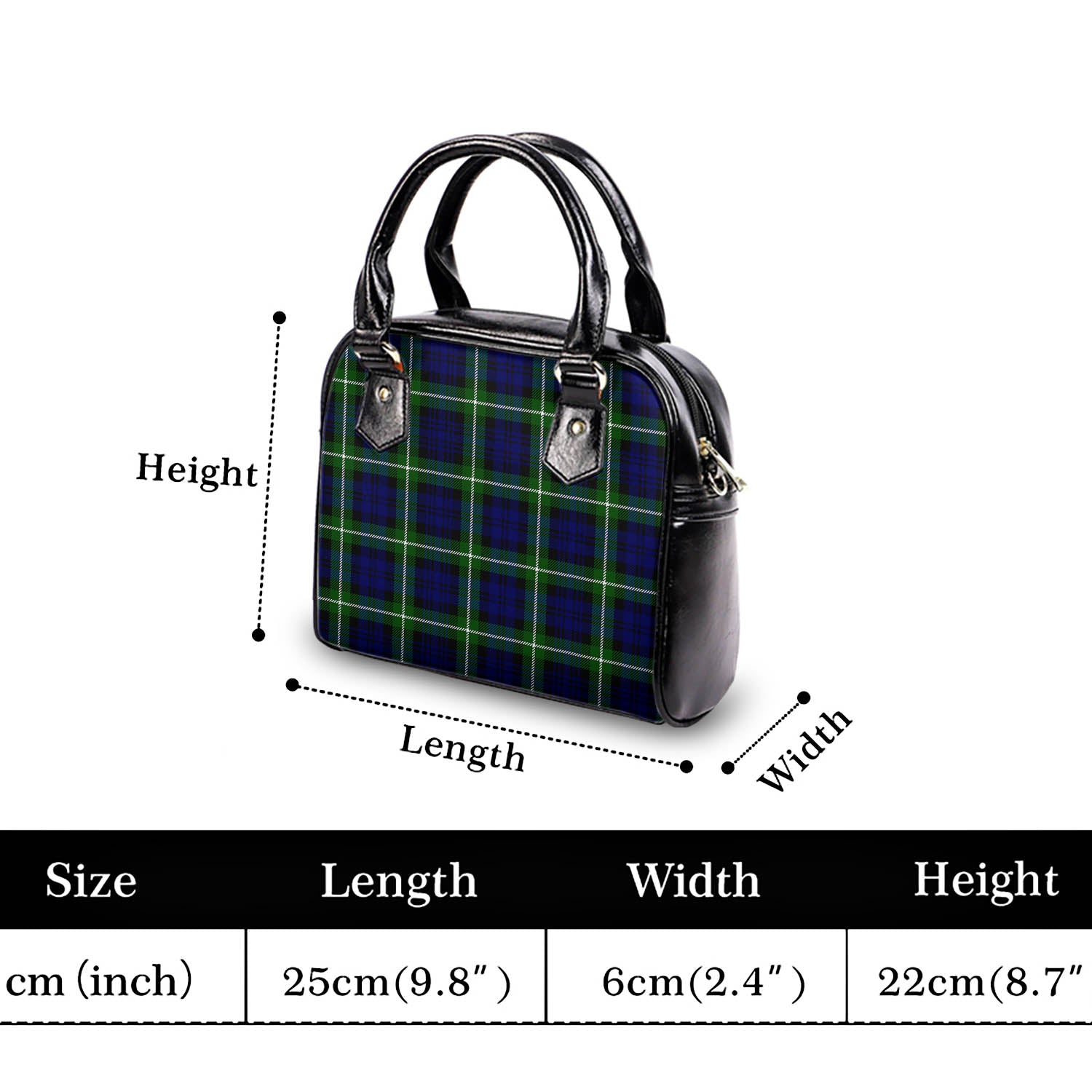 Lammie Tartan Shoulder Handbags - Tartan Vibes Clothing