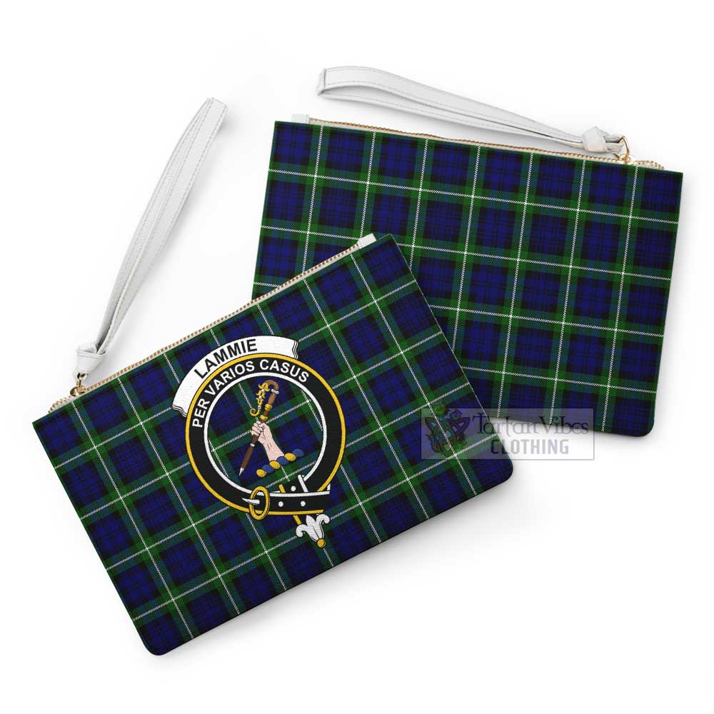 Tartan Vibes Clothing Lammie Family Crest Tartan Clutch Bag