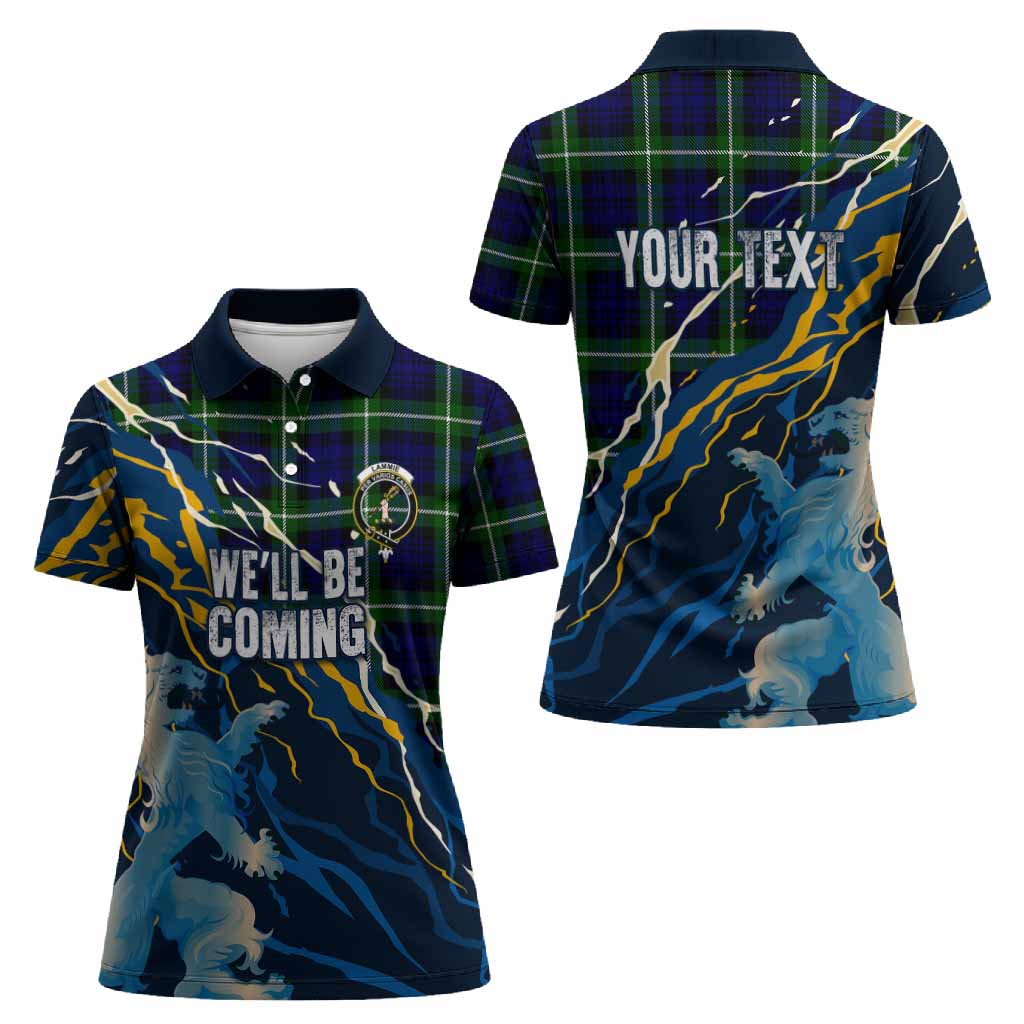 Lammie Scotland Tartan Women Polo Shirt WC2026 Football - We'll Be Coming