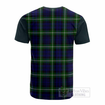 Lammie Tartan Accent Cotton T-shirt with Family Crest