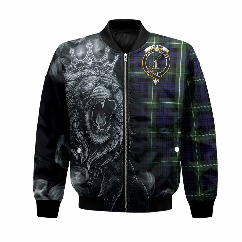 Lammie Tartan Bomber Jacket Roaring Lion Heritage