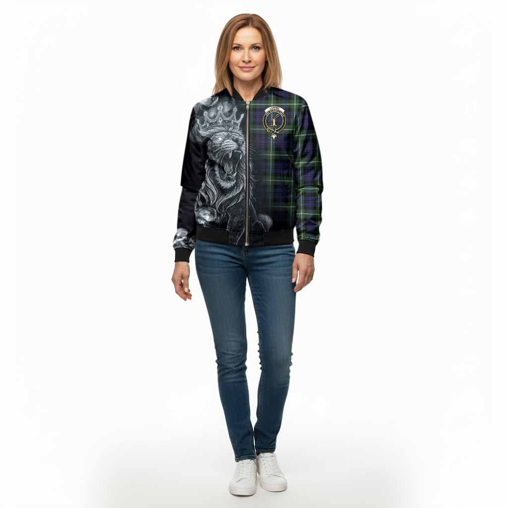 Lammie Tartan Bomber Jacket Roaring Lion Heritage