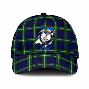 Lammie Tartan Classic Cap with Family Crest In Me Style