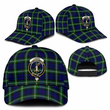Lammie Tartan Classic Cap with Family Crest