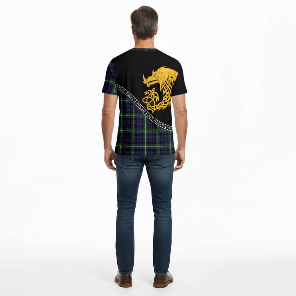 Lammie Tartan Crest Cotton T-shirt Legendary Dragon Knot Half Style