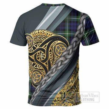 Lammie Tartan Crest T-Shirt Scottish Triskele Celtic