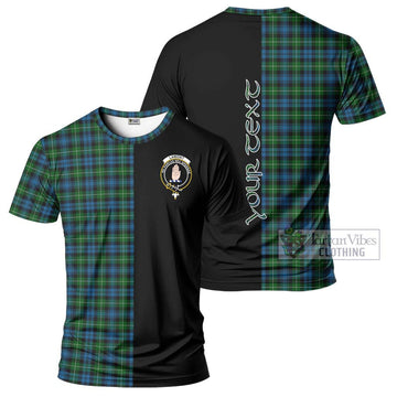 Lamont Tartan T-Shirt with Family Crest and Half Of Me Style Kid's Shirt - Tartanvibesclothing Shop