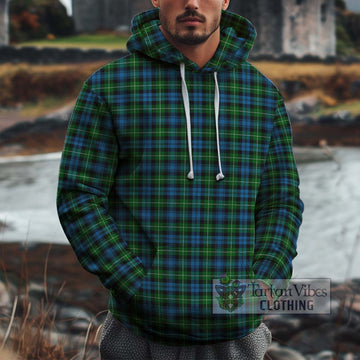Lamont Tartan Cotton Hoodie Pullover Hoodie XS - Tartan Vibes Clothing