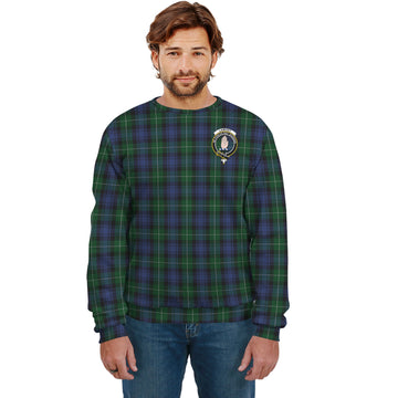 Lamont #2 Tartan Sweatshirt with Family Crest