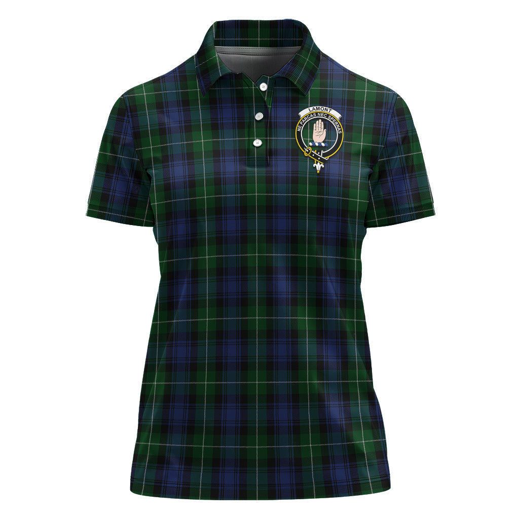 lamont-2-tartan-polo-shirt-with-family-crest-for-women