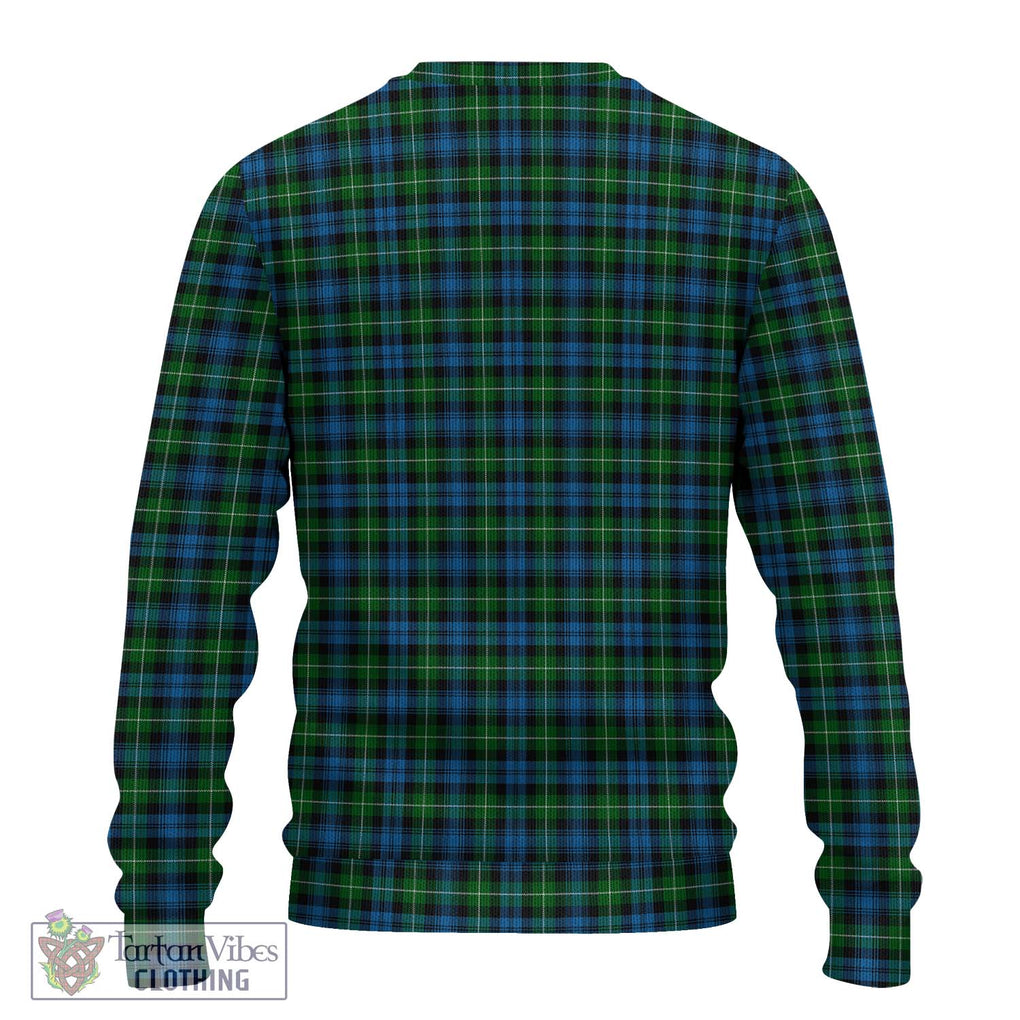 Lamont Tartan Knitted Sweater with Family Crest DNA In Me Style - Tartanvibesclothing Shop