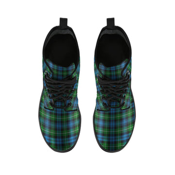 Lamont Tartan Leather Boots