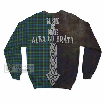 Lamont Tartan Family Crest Sweatshirt Alba Gu Brath Be Brave Lion Ancient Style