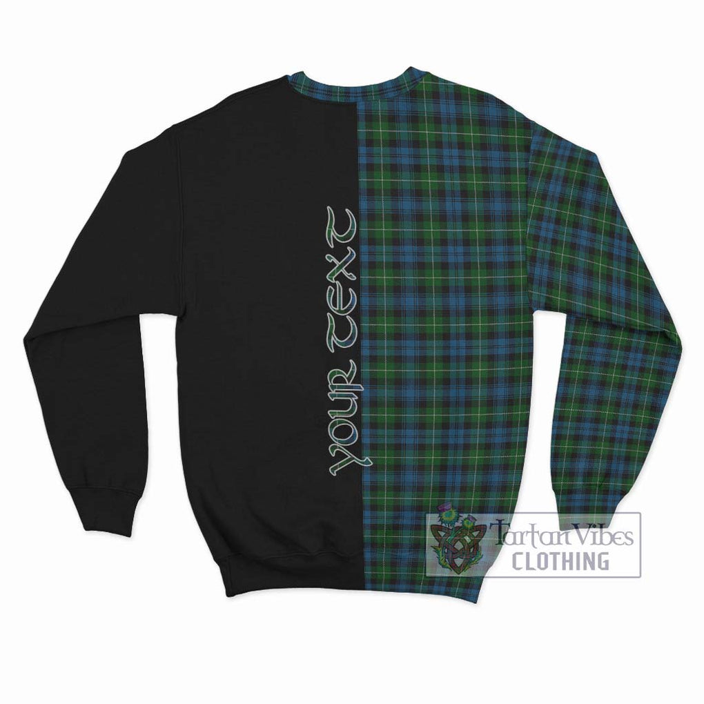 Lamont Tartan Sweatshirt with Family Crest and Half Of Me Style - Tartanvibesclothing Shop