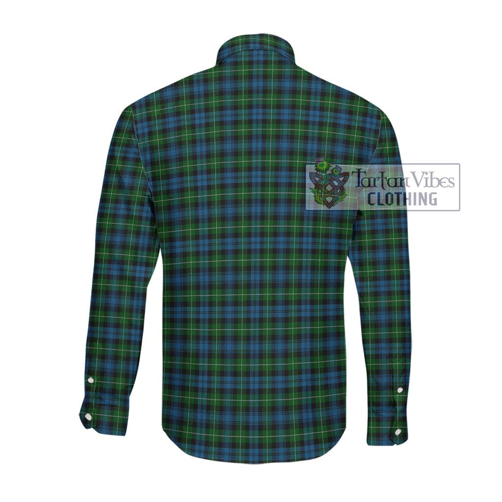 Lamont Tartan Long Sleeve Button Shirt with Family Crest DNA In Me Style - Tartanvibesclothing Shop