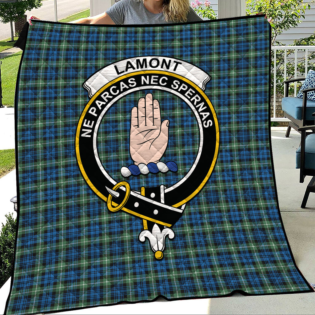 lamont-ancient-tartan-quilt-with-family-crest