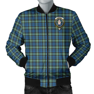 Lamont Ancient Tartan Bomber Jacket with Family Crest