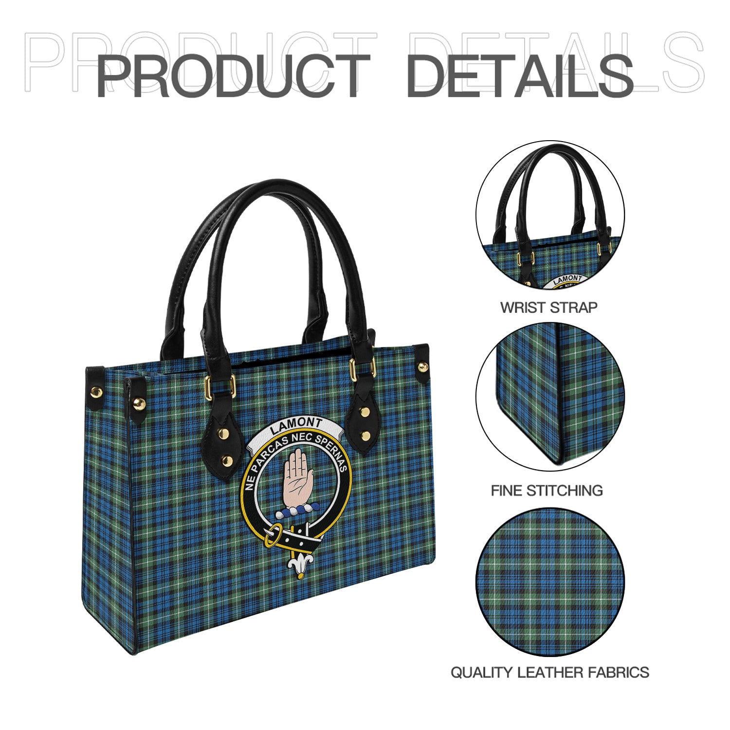 lamont-ancient-tartan-leather-bag-with-family-crest