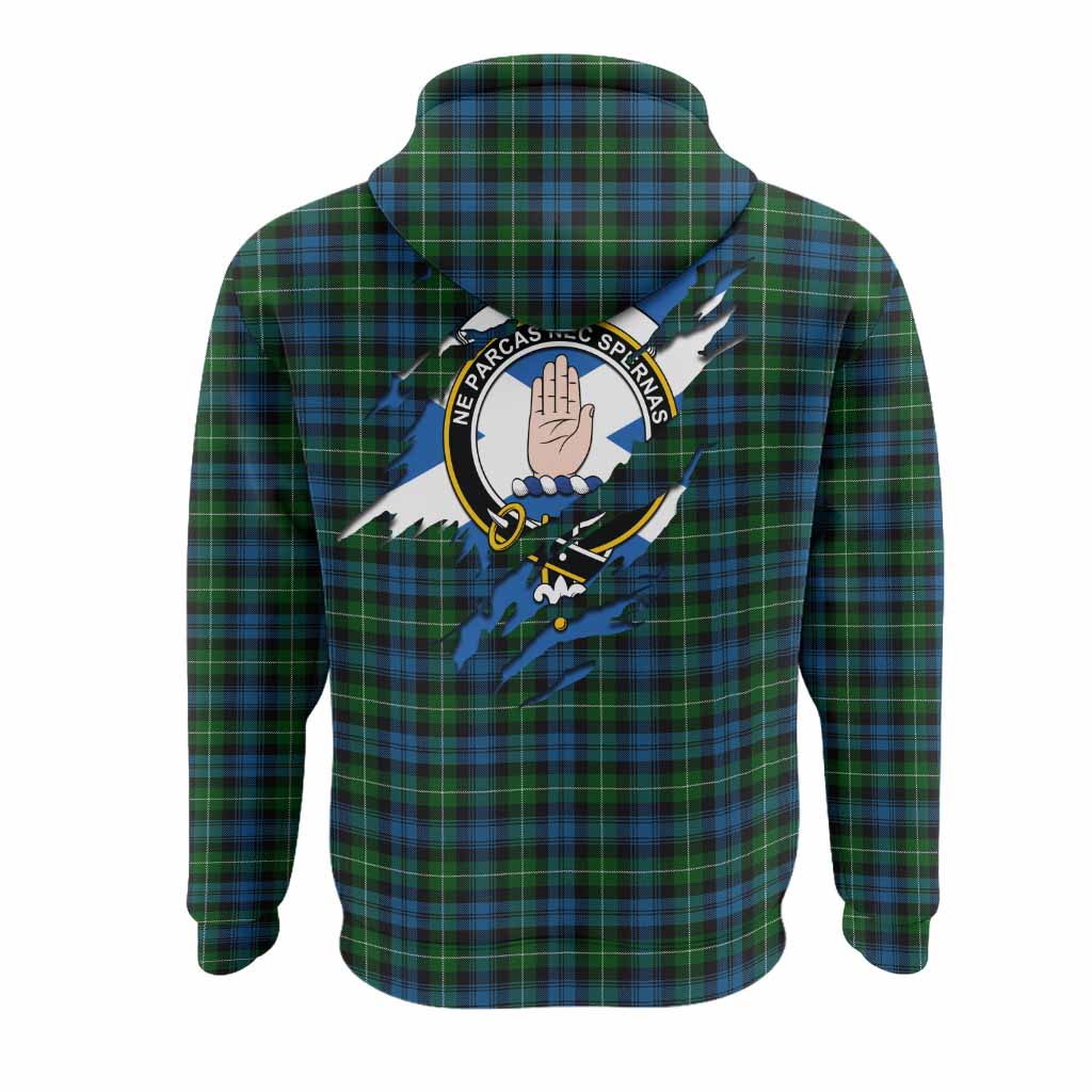 Lamont Clan Crest In Me Tartan Hoodie Scotland Flag Style