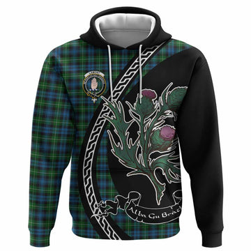 Lamont Family Crest Tartan Hoodie Alba Thistle Inspired