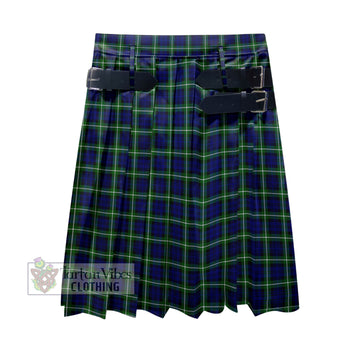 Lamont Modern Tartan Men's Pleated Skirt - Fashion Casual Retro Scottish Kilt Style