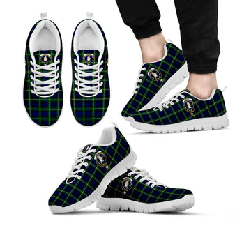 Lamont Modern Tartan Sneakers with Family Crest