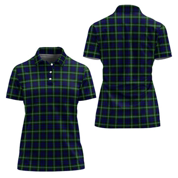 Lamont Modern Tartan Polo Shirt For Women