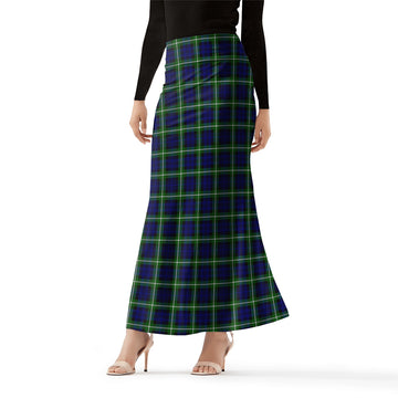 Lamont Modern Tartan Womens Full Length Skirt