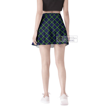 Lamont Modern Tartan Women's Plated Mini Skirt