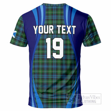 Lamont Scotland Football Tartan T-Shirt Lion Mascot Go Scottish