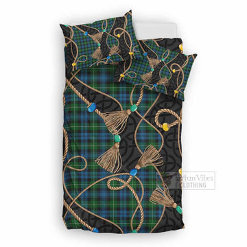 Lamont Scottish Tartan Twisted Ropes Stylized Bedding Set UK Bedding Set UK Double 79*79 inch - Tartan Vibes Clothing