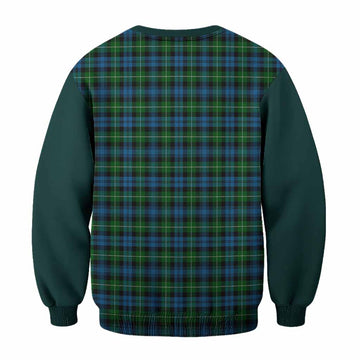 Lamont Tartan Accent Sweatshirt with Family Crest